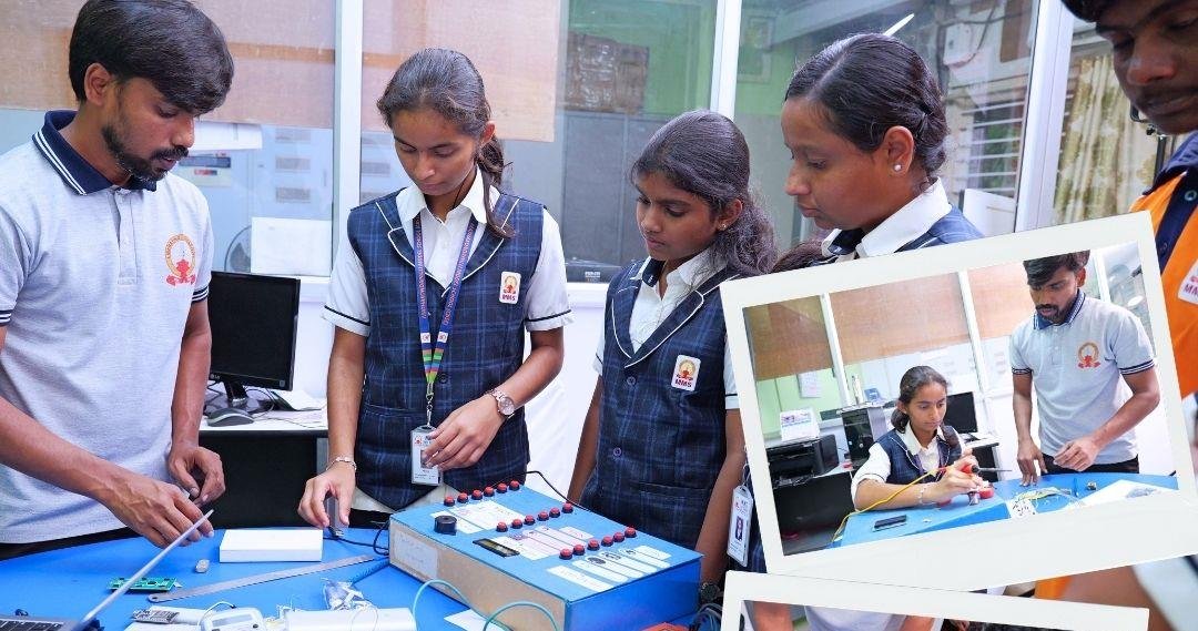 Students designing an EVM machine